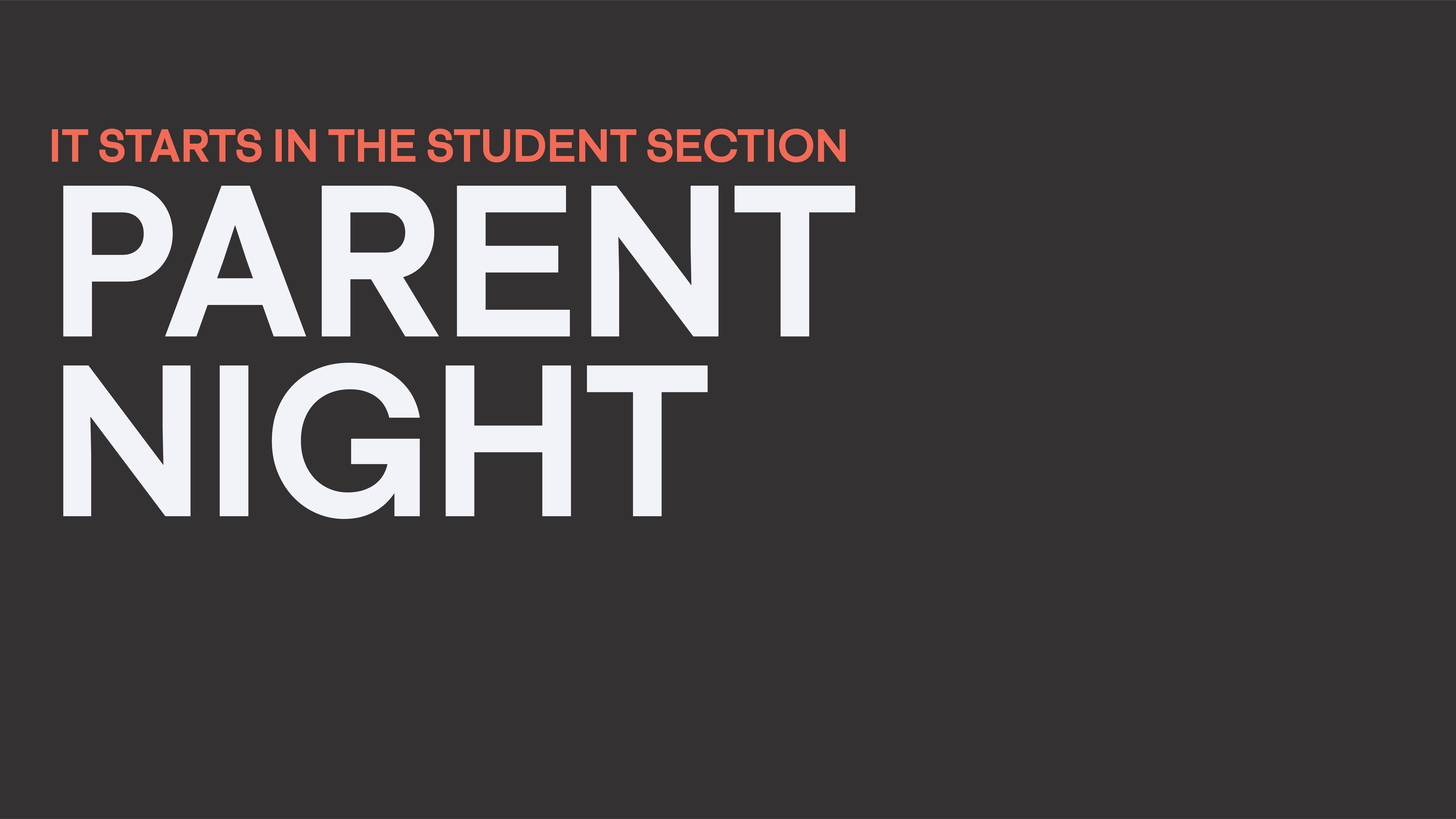 Parent Night: At Your Location