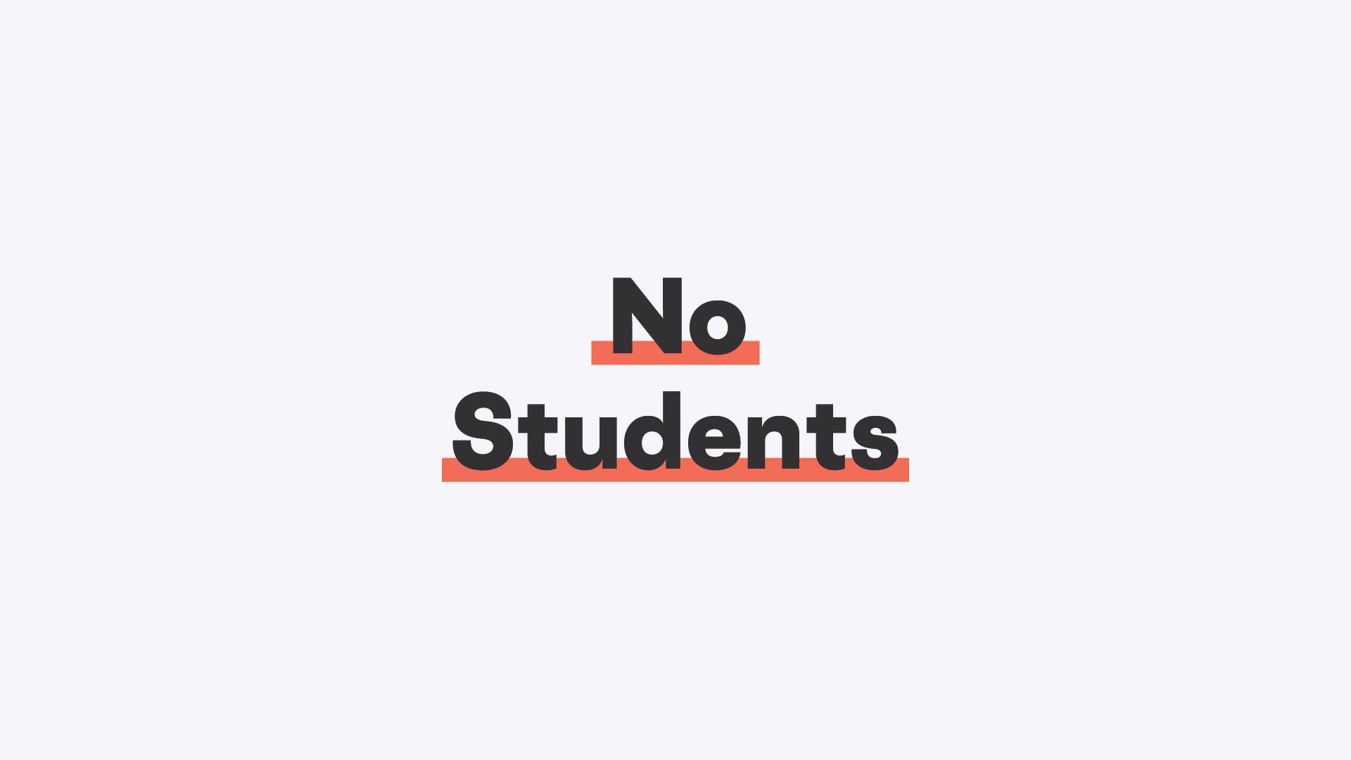 Journey Students: No Students