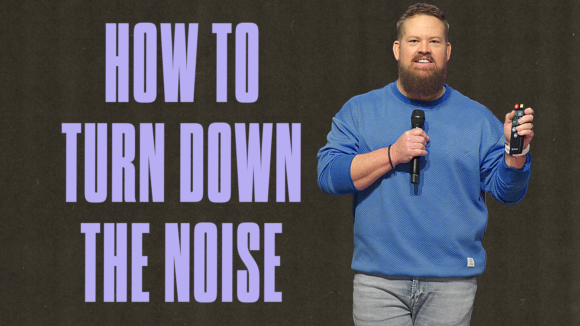 How To Turn Down The Noise