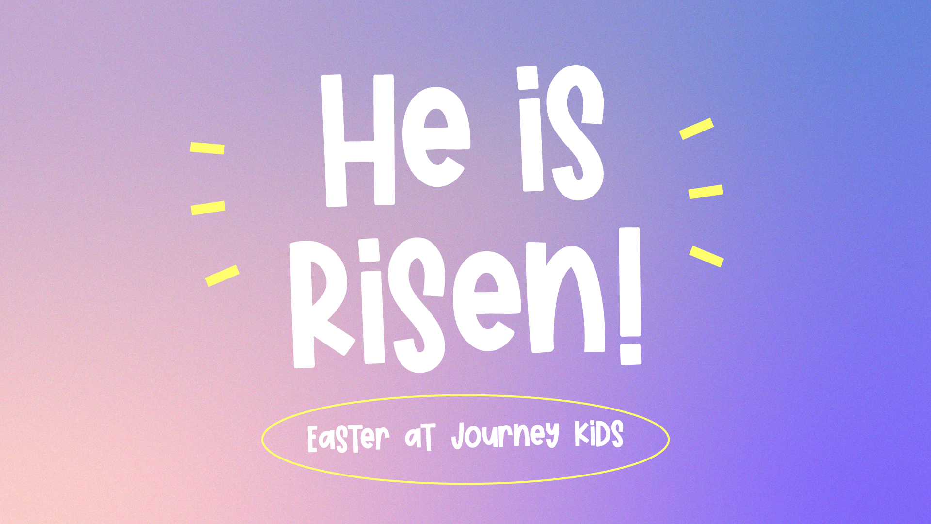 Journey Kids Easter Graphic